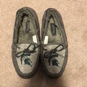 Michigan State University Moccasin Slippers